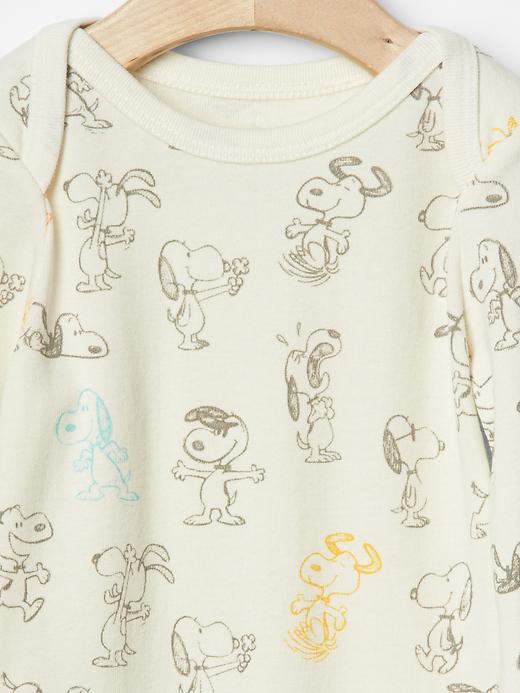 Image number 3 showing, babyGap + Peanuts&#174 printed bodysuit