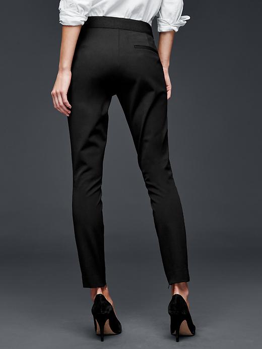 Image number 2 showing, Bi-stretch side-zip skinny pants