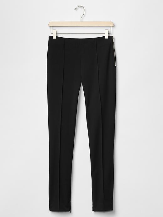 Image number 5 showing, Bi-stretch side-zip skinny pants