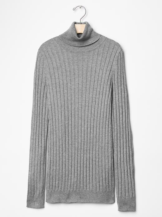 Image number 6 showing, Ribbed turtle-neck sweater