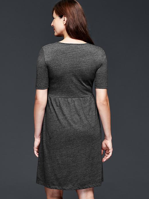 Image number 2 showing, A-line flare t-shirt dress