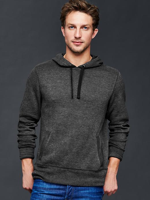 View large product image 1 of 1. Ribbed hoodie