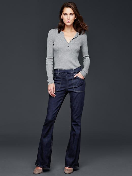 Image number 4 showing, 1969 resolution side-zip skinny flare jeans