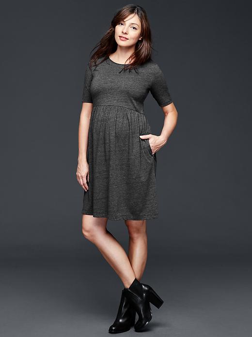 Image number 3 showing, A-line flare t-shirt dress