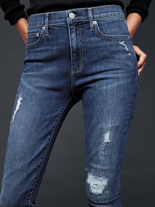 Image number 3 showing, 1969 resolution destructed true skinny jeans