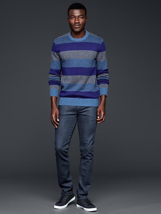 Image number 3 showing, Herringbone stripe sweater