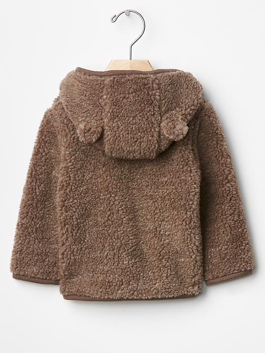 Image number 2 showing, Cozy bear zip hoodie