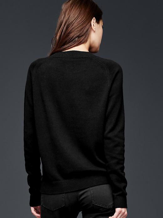 Image number 2 showing, Marled-front pullover sweater