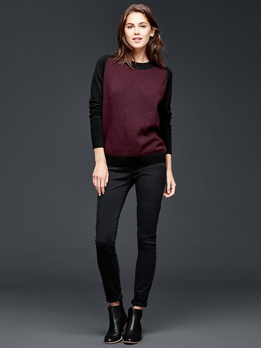 Image number 4 showing, Marled-front pullover sweater