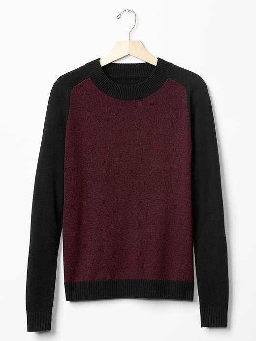 Image number 5 showing, Marled-front pullover sweater