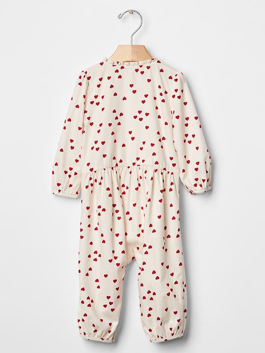 Image number 2 showing, Heart print one-piece