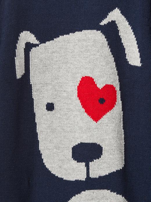 Image number 3 showing, Puppy love sweater one-piece