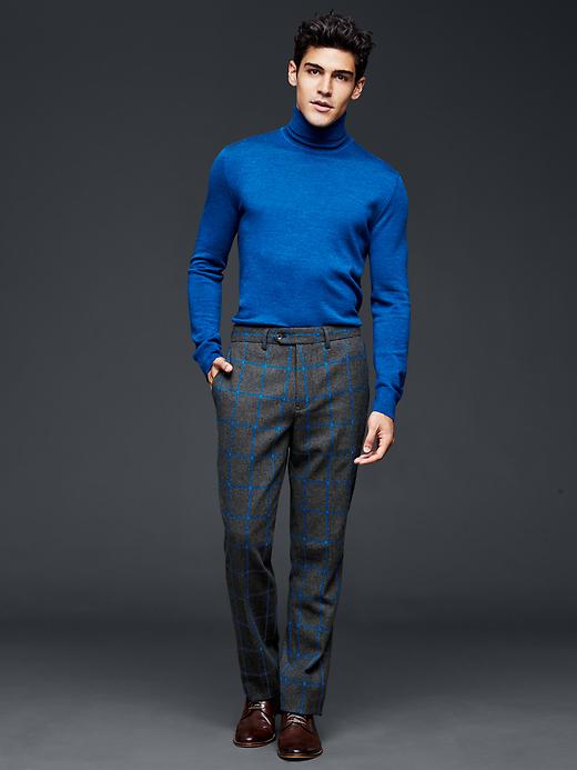 Image number 3 showing, Gap + GQ David Hart windowpane wool pants