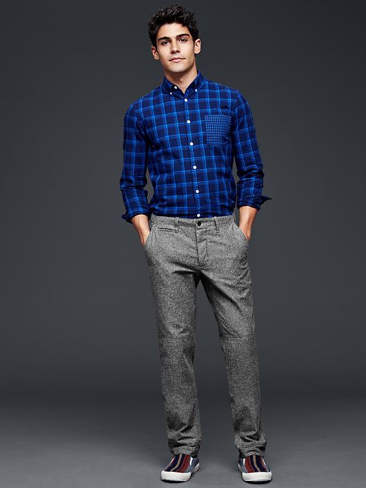 Image number 3 showing, Gap + GQ The Hill-Side herringbone pants