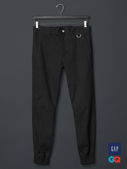 Image number 1 showing, Gap + GQ STAMPD twill jogger