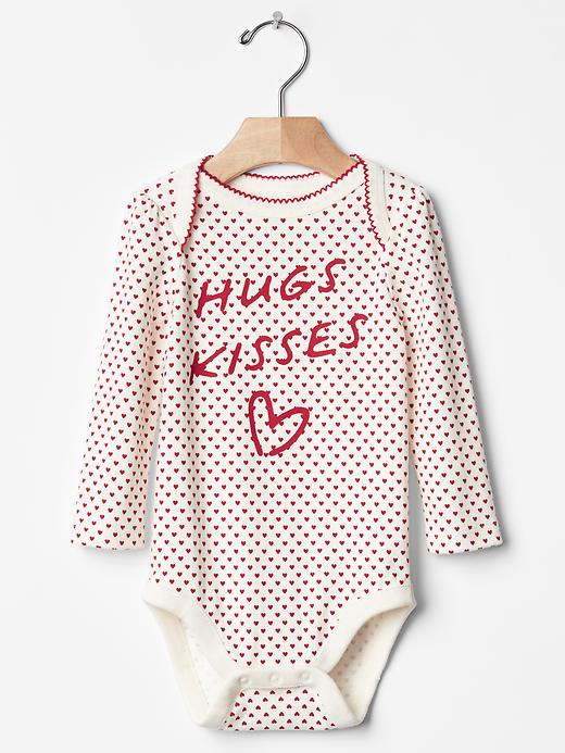 Image number 1 showing, Hugs and kisses bodysuit