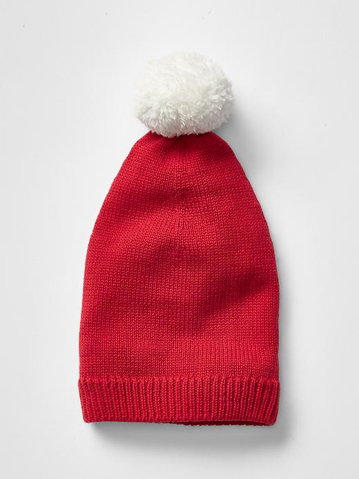 View large product image 1 of 1. Pom-pom hat