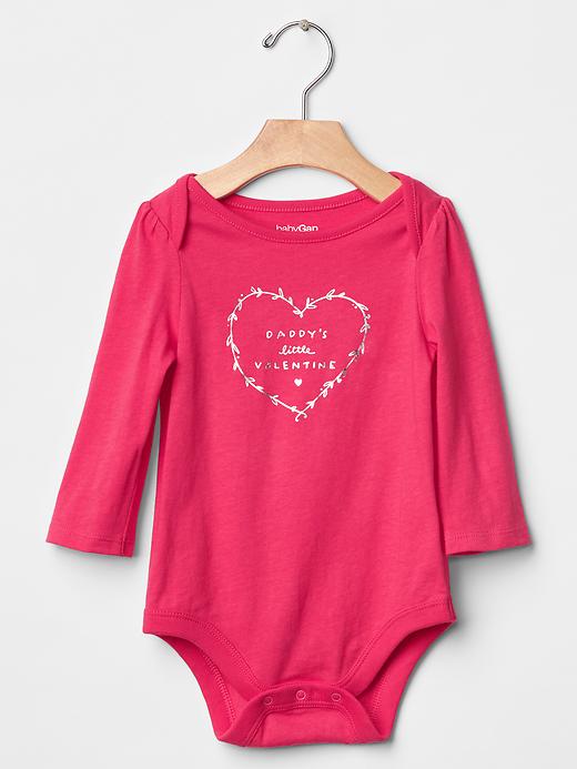 Image number 1 showing, Family love graphic bodysuit
