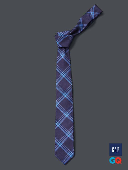 View large product image 1 of 1. Gap + GQ The Hill-Side plaid tie