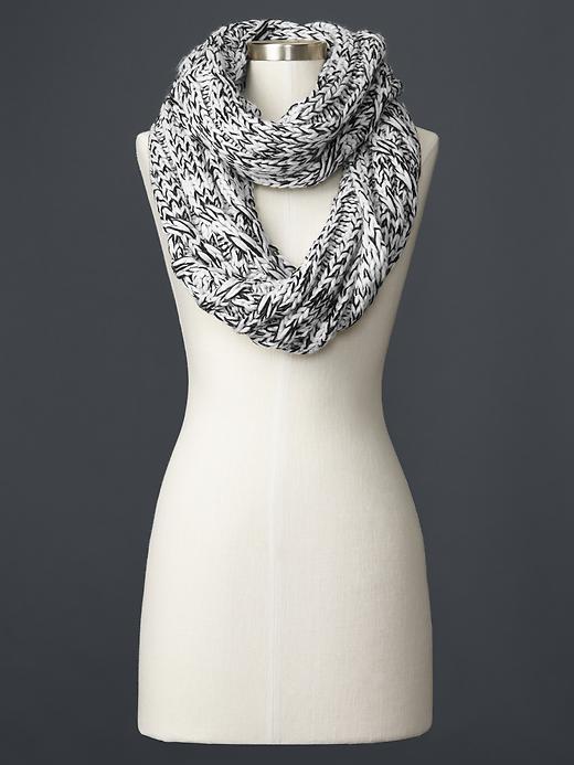 View large product image 1 of 1. Marled double-wrap infinity scarf