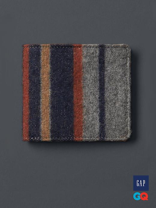 Image number 1 showing, Gap + GQ The Hill-Side blanket stripe wallet
