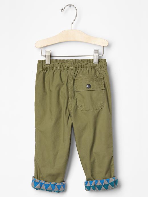 Image number 2 showing, Jersey-lined hiker pants