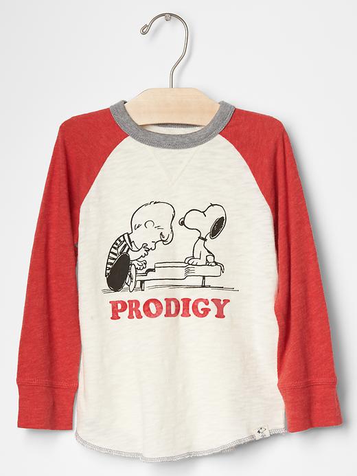 View large product image 1 of 1. GapKids + Peanuts&#174 baseball tee