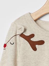 View large product image 4 of 4. Oh deer sweatshirt tunic
