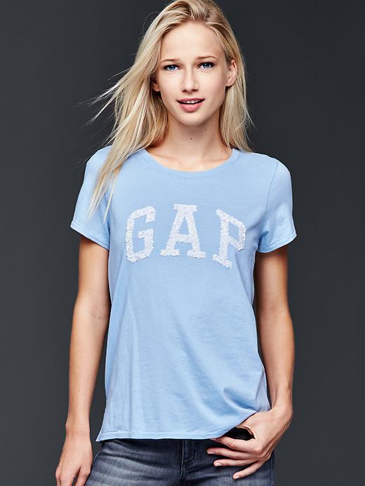 Image number 7 showing, Sequin logo tee