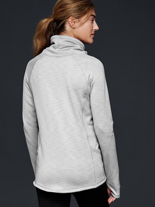 View large product image 2 of 6. GapFit fleece-lined space-dye reflective pullover