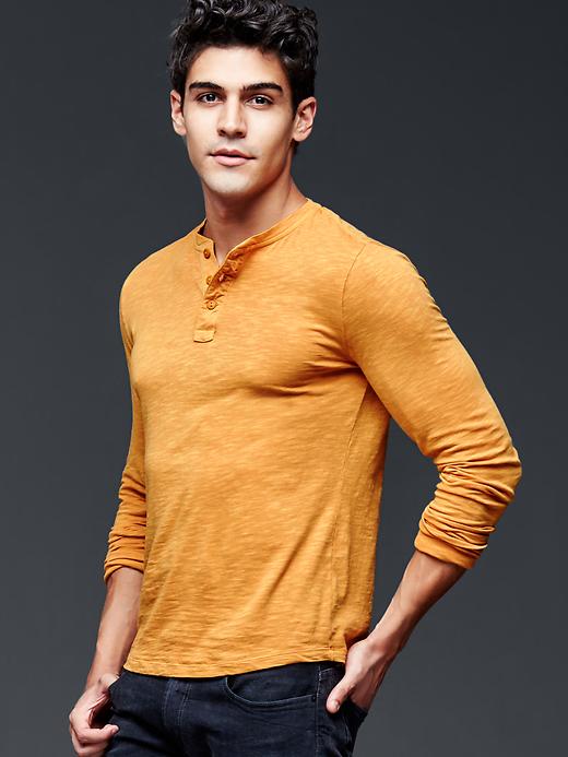 Image number 8 showing, Lived-in solid henley