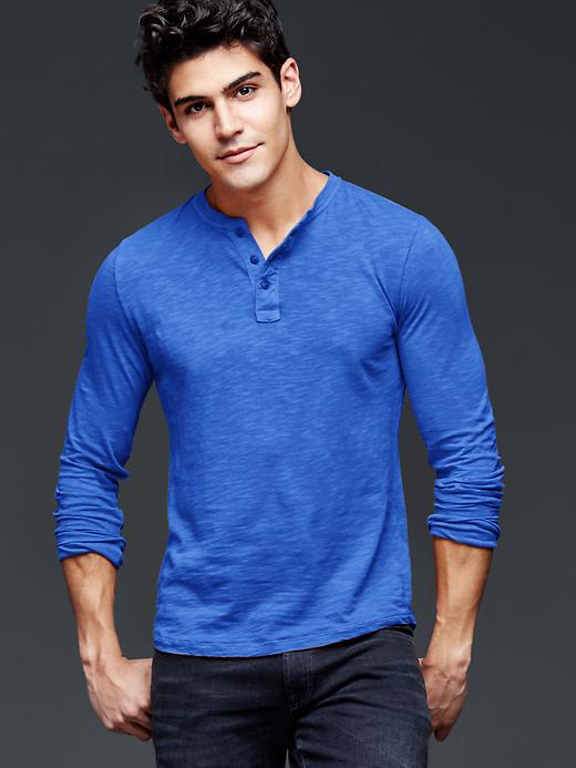 Image number 6 showing, Lived-in solid henley