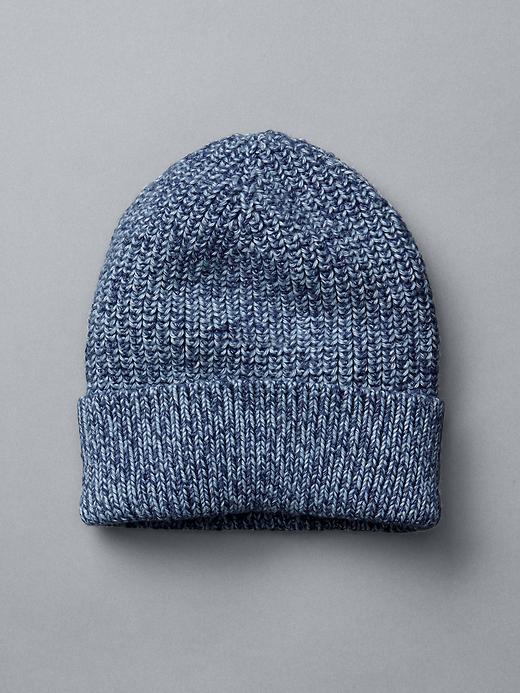 View large product image 1 of 1. Marled rib beanie