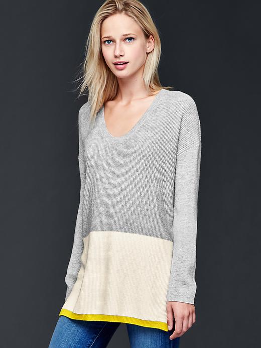 Image number 8 showing, Brooklyn colorblock pullover sweater