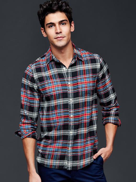 View large product image 1 of 1. Lake plaid flannel shirt