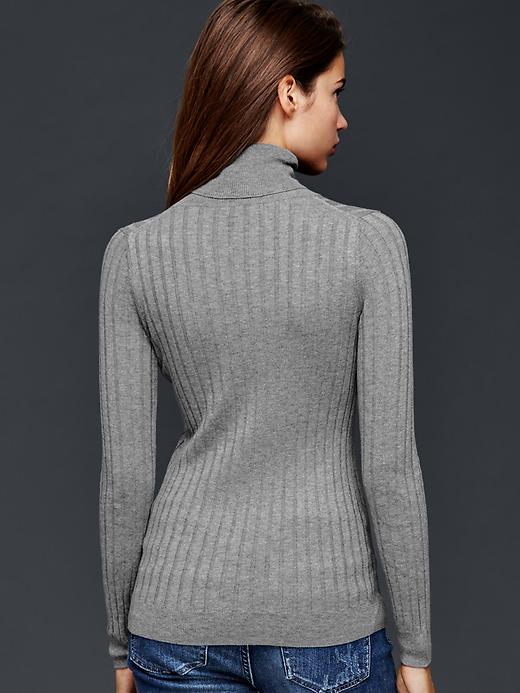 Image number 2 showing, Ribbed turtle-neck sweater