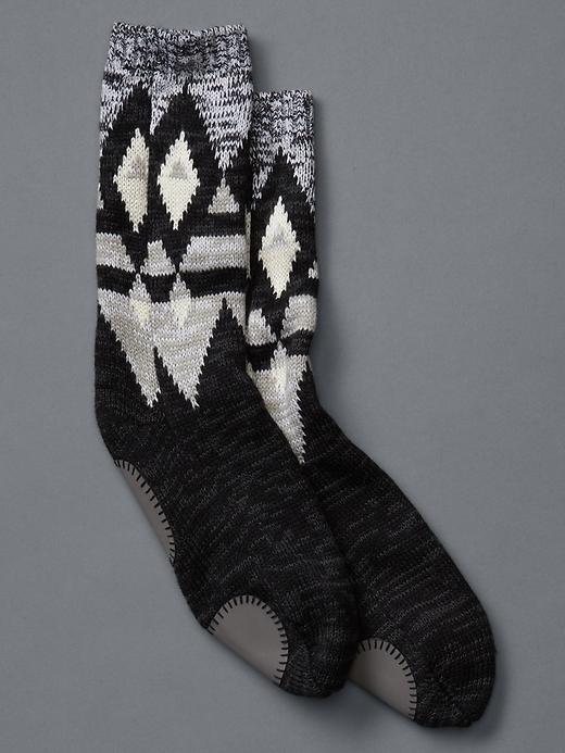 View large product image 1 of 1. Slipper sweater socks