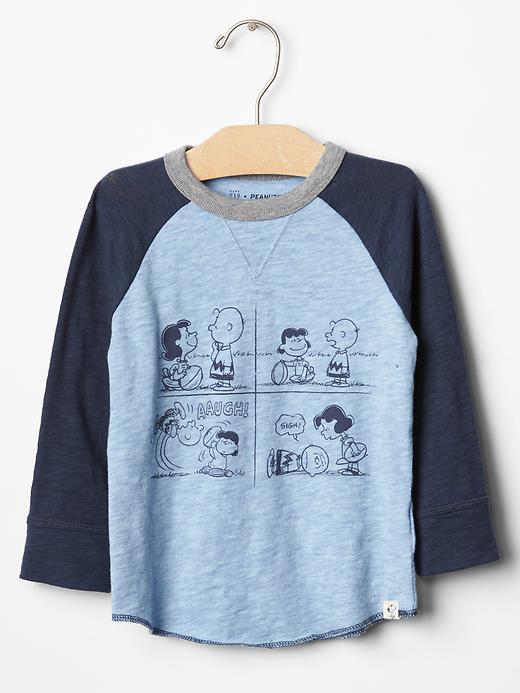View large product image 1 of 2. GapKids + Peanuts&#174 baseball tee