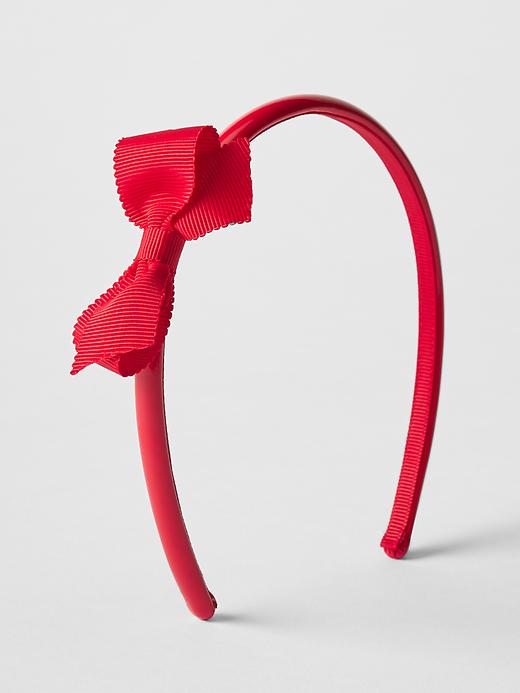 View large product image 1 of 1. Grosgrain bow headband