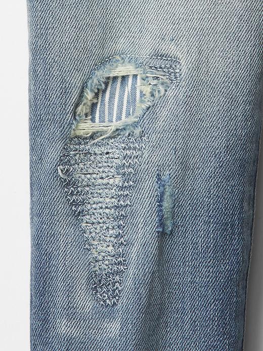 Image number 3 showing, 1969 rip & repair skinny jeans
