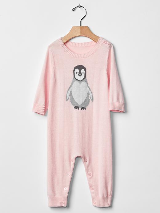 Image number 1 showing, Penguin sweater one-piece