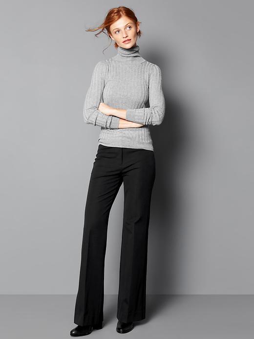Image number 7 showing, Ribbed turtle-neck sweater