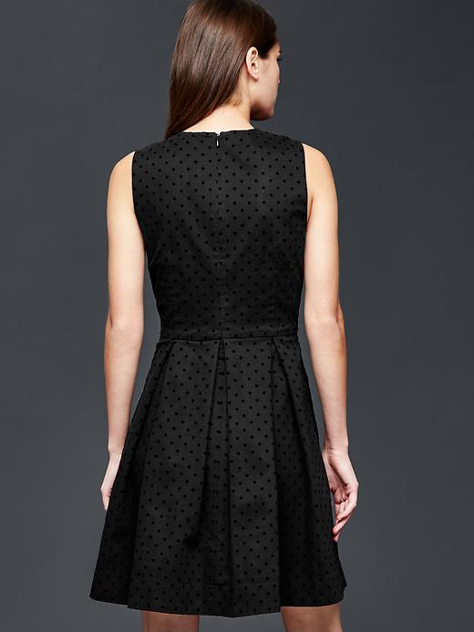 Image number 2 showing, Polka dot fit & flare dress