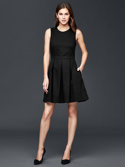 Image number 5 showing, Polka dot fit & flare dress