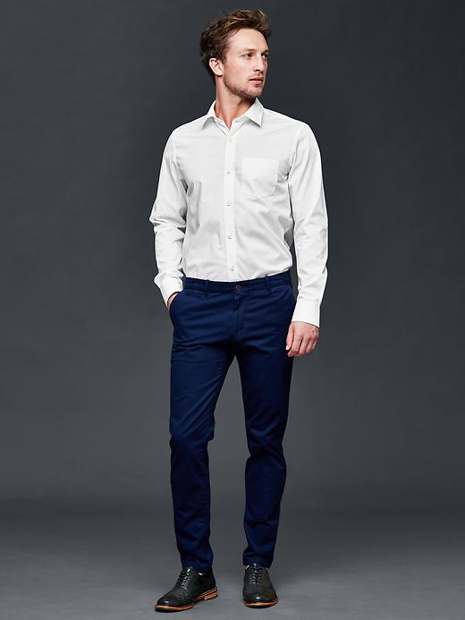 Image number 3 showing, Wrinkle-resistant standard fit shirt