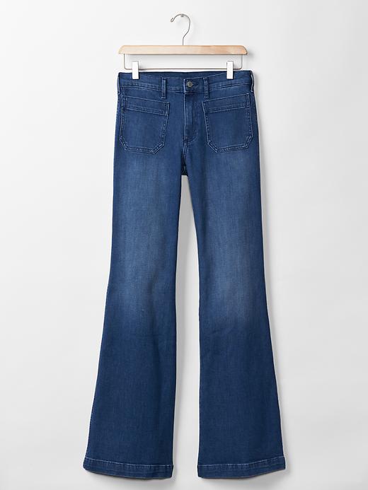 Image number 7 showing, AUTHENTIC 1969 patch pocket flare jeans