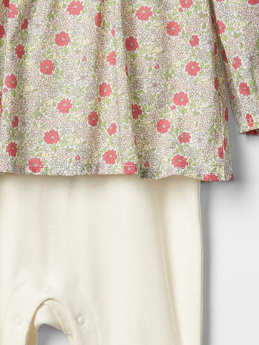 Image number 3 showing, Floral layer one-piece