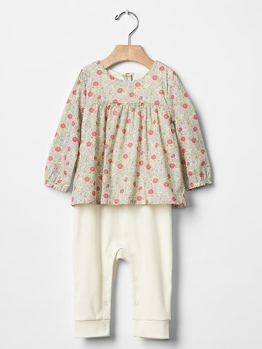 Image number 1 showing, Floral layer one-piece