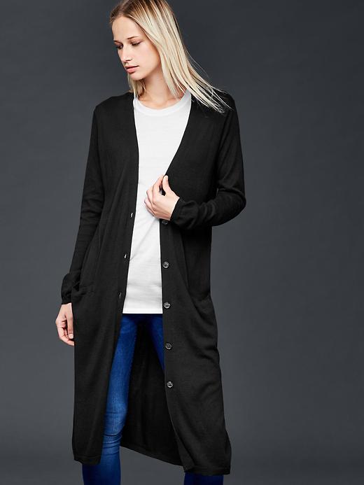 View large product image 1 of 1. Long cardigan