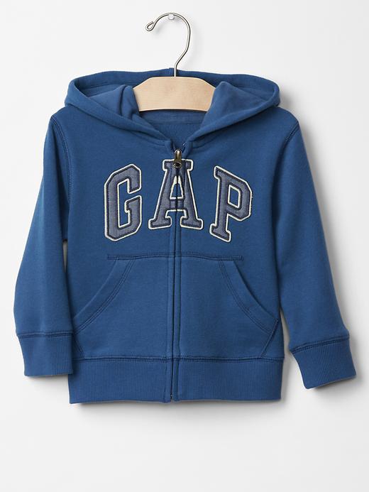View large product image 1 of 3. Logo zip hoodie